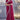 Magenta Color Satin Silk Fabric Zarkan Work Function Wear Saree With Same Color Blouse