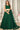 Dark Green Net Sequins Embroidered Wedding Wear Lehenga Choli