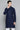 Rayon Fabric Navy Blue Color Festive Wear Readymade Men Stylish Kurta Pyjama