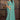 Larissa Bonesi Satin Silk Fabric Cyan Color Elegant Border Work Saree