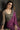 Beguiling Border Work On Purple Color Chiffon Silk Fabric Sangeet Wear Saree