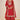 Red Color Chinon Fabric Classic Palazzo Suit