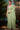 Eugeniya Belousova Sea Green Color Inventive Saree In Art Silk Fabric
