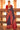 Navy Blue And Red Silk Trendy Saree