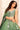 Georgette Fabric Brilliant Readymade Lehenga In Olive Color