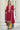 Chinon Fabric Red Color Embroidered Soothing Palazzo Suit