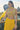Yellow Color Embroidered Readymade Indo Western Crop Top With Palazzo