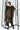 Tropical Black Print On Gajji Silk Readymade Kaftan Top Pant Set