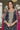 Navy Blue Color Wedding Wear Embroidered Designer Readymade Straight Cut Salwar Kameez In Art Silk Fabric