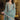 Elegant Festive Look Chinon Readymade Salwar Suit In Cyan Color