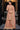 Peach Color Embroidered Chinon Fabric Extravagant Palazzo Suit