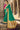 Weaving Work On Soothing Banarsi Style Silk Saree In Green Color