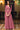 Pink Color Georgette Fabric Riveting Function Wear Gown