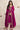Nidhi Shah Embroidered Georgette Silk Fabric Suit In Rani Color