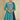 Embroidered Cyan Sangeet Wear Sharara Style Lehenga In Georgette Fabric