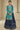 Embroidered Cyan Sangeet Wear Sharara Style Lehenga In Georgette Fabric