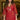 Red Color Festive Wear Embroidered Readymade Straight Cut Salwar Suit In Organza Fabric