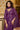 Embroidered Organza Fabric Readymade Straight Cut Suit In Purple Color