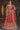 Stunning Velvet Fabric Red Color Bridal Look Lehenga