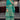 Georgette Fabric Cyan Color Embroidered Work Delicate Palazzo Suit