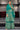 Georgette Fabric Cyan Color Embroidered Work Delicate Palazzo Suit