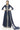 Navy Blue Color Function Wear Delicate Anarkali Suit In Satin Fabric