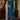 Blue Parsi Embroidered Long Straight Cut Suit In Art Silk Fabric