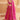 Embroidered Fancy Fabric Wedding Wear Readymade Lehenga In Rani With Ravishing Blouse
