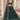 Beguiling Sequins Work On Sangeet Wear Net Fabric Readymade Lehenga In Dark Green Color
