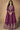Sangeet Wear Embroidered Readymade Long Sharara Top Lehenga In Georgette Fabric Burgundy Color