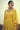 Yellow Color Luminous Party Style Readymade Gown With Dupatta In Georgette Fabric