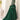Chinon Silk Fabric Green Color Wedding Wear Readymade Sharara Top Lehenga With Embroidery Work