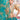 Precious Sangeet Wear Teal Color Organza Fabric Lehenga