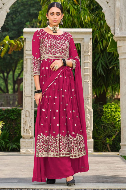 Rani Color Georgette Embellished Readymade Palazzo Suit