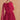 Rani Color Party Wear Embroidered Readymade Designer Long Anarkali Salwar Suit In Georgette Fabric