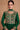 Sangeet Wear Embroidered Readymade Designer Long Anarkali Salwar Kameez In Georgette Fabric Drak Green Color