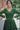 Green Color Georgette Charismatic Readymade Gown With Dupatta