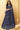 Wedding Wear Navy Blue Color Embroidered Lehenga Choli In Net Fabric