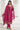 Prachi Desai Rani Color Festive Wear Embroidered Long Straight Cut Salwar Suit In Georgette Silk Fabric