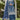 Blue Color Net Fabric Function Wear Awesome Palazzo Suit