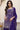 Georgette Fabric Purple Festive Wear Embroidered Readymade Sharara Style Palazzo Salwar Kameez