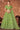 Green Color Splendid Function Wear Lehenga In Organza Fabric