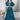 Georgette Fabric Engaging Teal Color Sequins Work Kids Gown