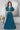 Georgette Fabric Engaging Teal Color Sequins Work Kids Gown