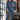 Exclusive Vibrant Blue Color Digital Print Satin Co Ord Set