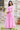 Captivating Pink Color Party Wear Fancy Fabric Printed Long Gown