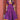 Captivating Purple Color Jacquard Weaving Silk Gown