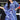 Radiant Multi Color Digital Printed Chinon Fabric Kaftan