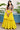 Attractive Georgette Fabric Yellow Color Printed Gown