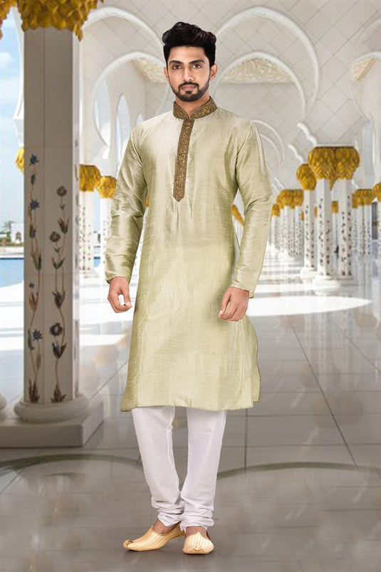 Gorgeous Reception Wear Readymade Kurta Pyjama For Men